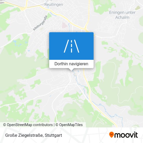 Große Ziegelstraße Karte
