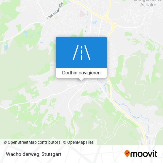 Wacholderweg Karte