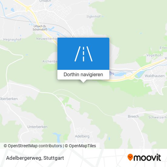 Adelbergerweg Karte