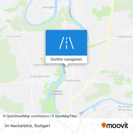 Im Neckarblick Karte