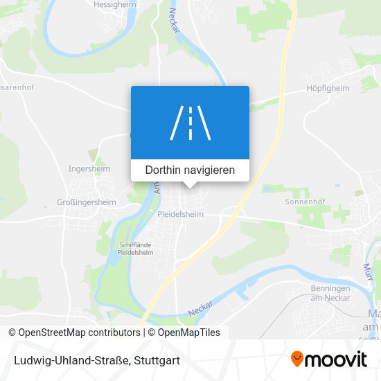 Ludwig-Uhland-Straße Karte
