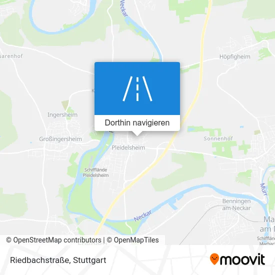 Riedbachstraße Karte