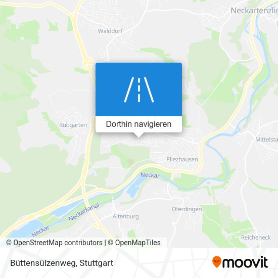 Büttensülzenweg Karte