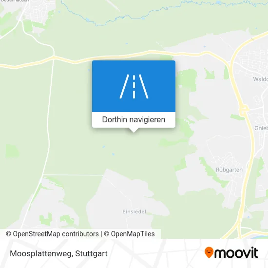 Moosplattenweg Karte