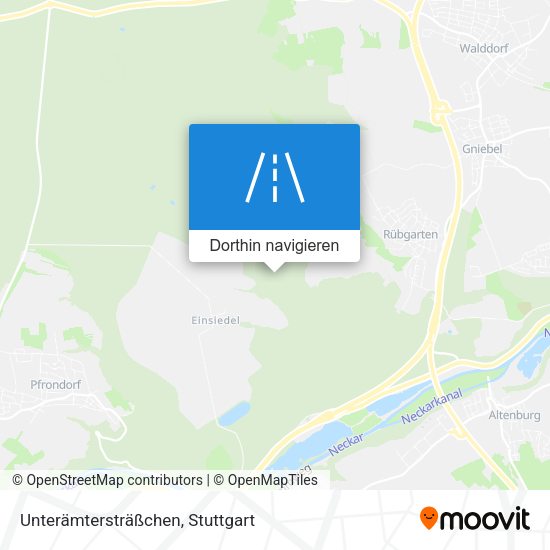Unterämtersträßchen Karte