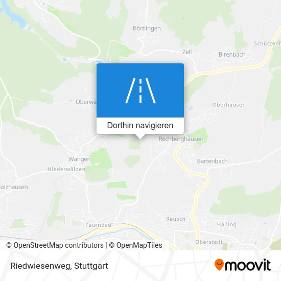 Riedwiesenweg Karte