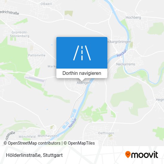 Hölderlinstraße Karte