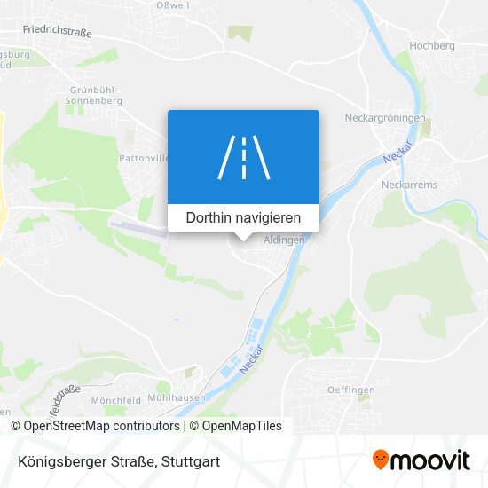 Königsberger Straße Karte