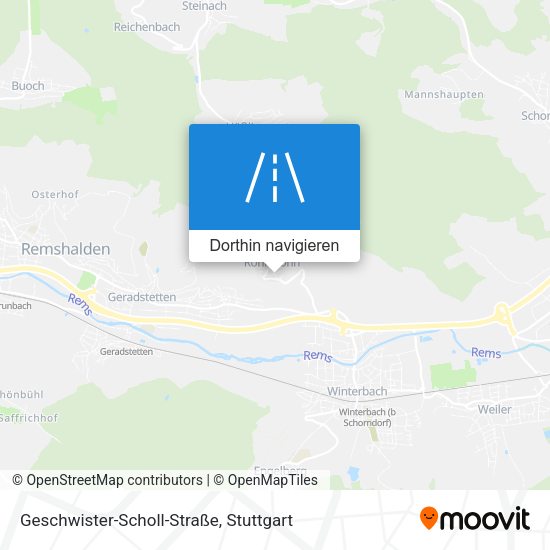 Geschwister-Scholl-Straße Karte