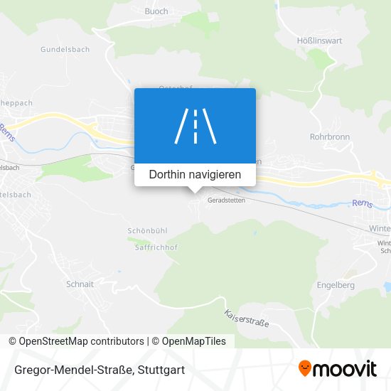 Gregor-Mendel-Straße Karte