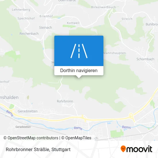 Rohrbronner Sträßle Karte