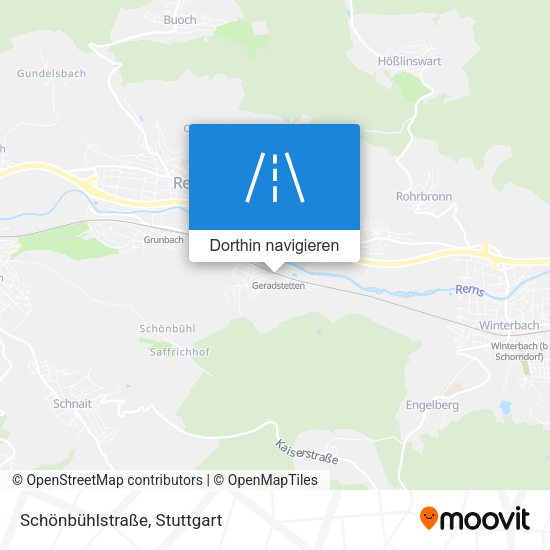Schönbühlstraße Karte