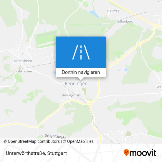 Unterwörthstraße Karte