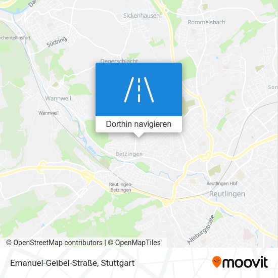 Emanuel-Geibel-Straße Karte