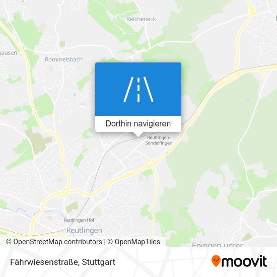 Fährwiesenstraße Karte