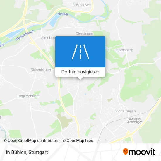 In Bühlen Karte
