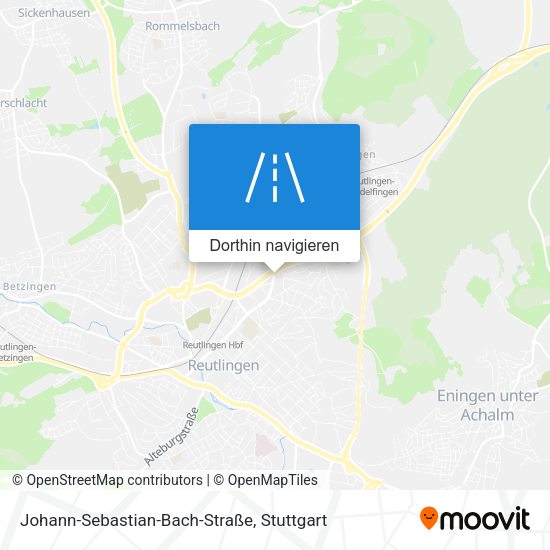 Johann-Sebastian-Bach-Straße Karte