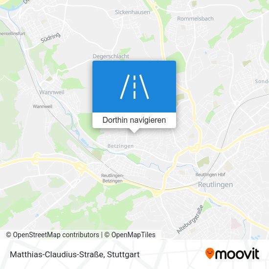 Matthias-Claudius-Straße Karte