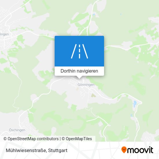 Mühlwiesenstraße Karte