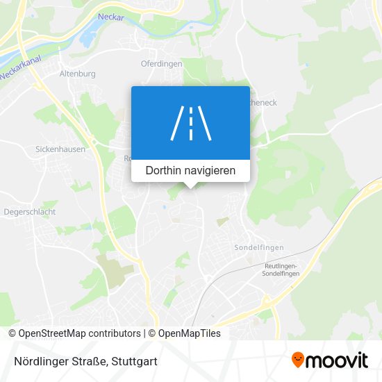 Nördlinger Straße Karte