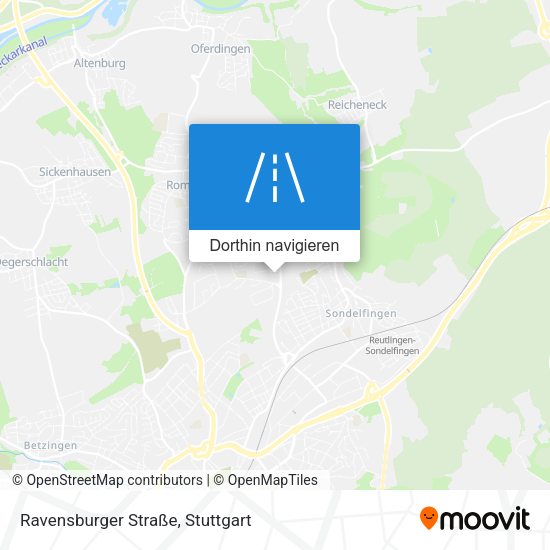 Ravensburger Straße Karte