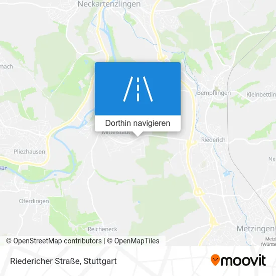 Riedericher Straße Karte