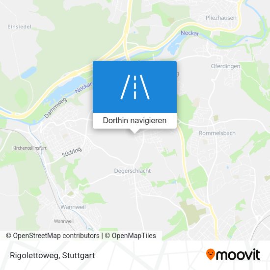 Rigolettoweg Karte