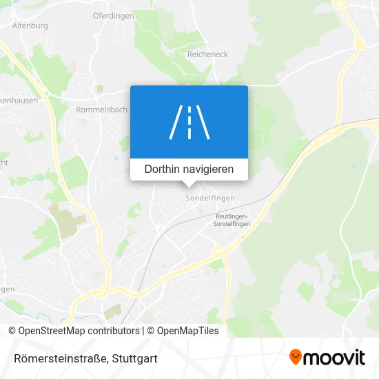 Römersteinstraße Karte
