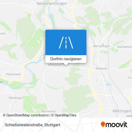 Schießwieslenstraße Karte