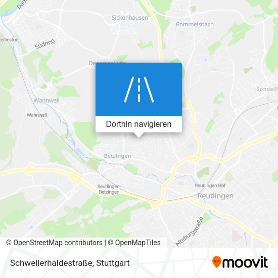 Schwellerhaldestraße Karte