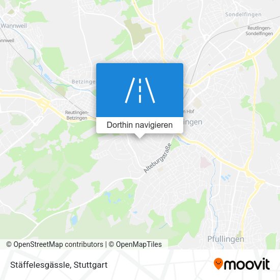 Stäffelesgässle Karte