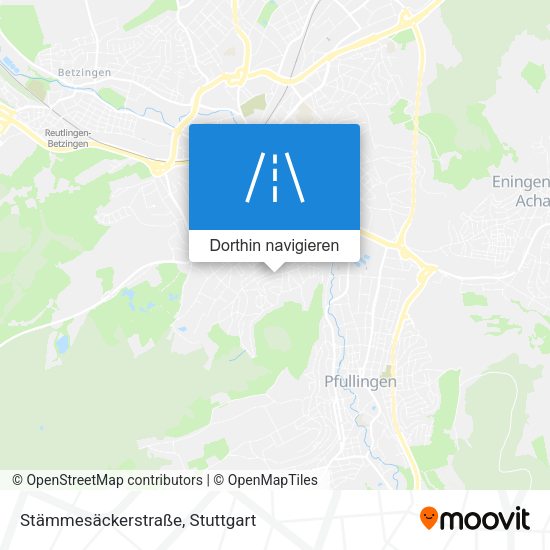 Stämmesäckerstraße Karte