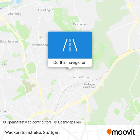 Wackersteinstraße Karte