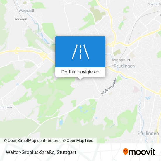 Walter-Gropius-Straße Karte