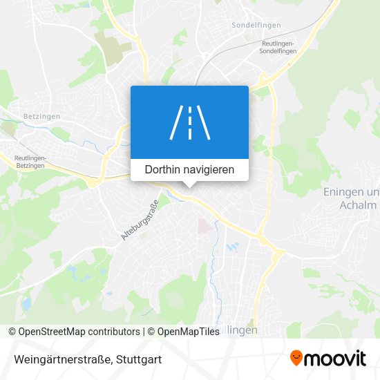 Weingärtnerstraße Karte