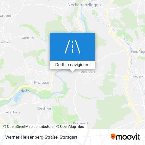 Werner-Heisenberg-Straße Karte
