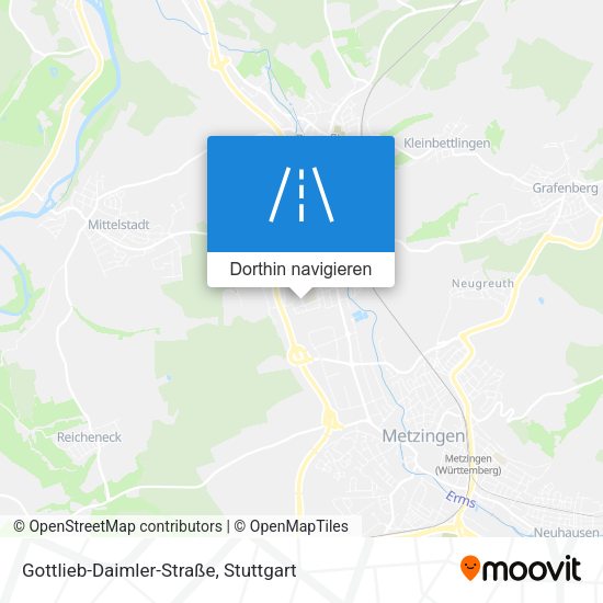 Gottlieb-Daimler-Straße Karte