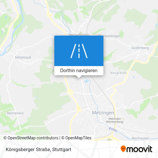 Königsberger Straße Karte