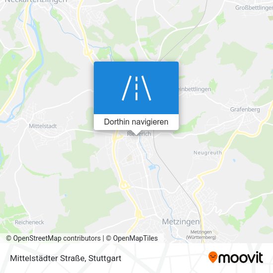 Mittelstädter Straße Karte