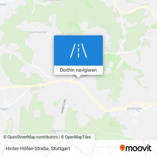 Hinter-Höfen-Straße Karte