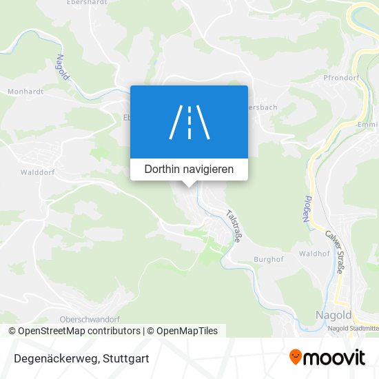 Degenäckerweg Karte