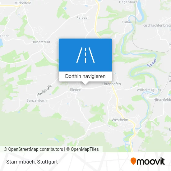 Stammbach Karte