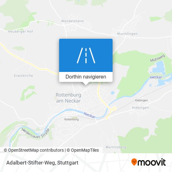 Adalbert-Stifter-Weg Karte