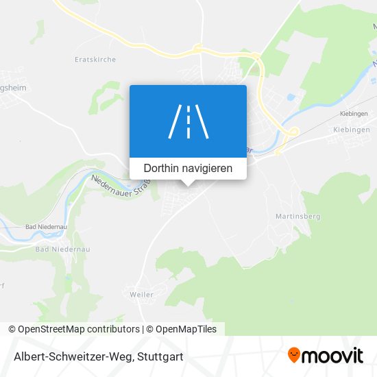 Albert-Schweitzer-Weg Karte