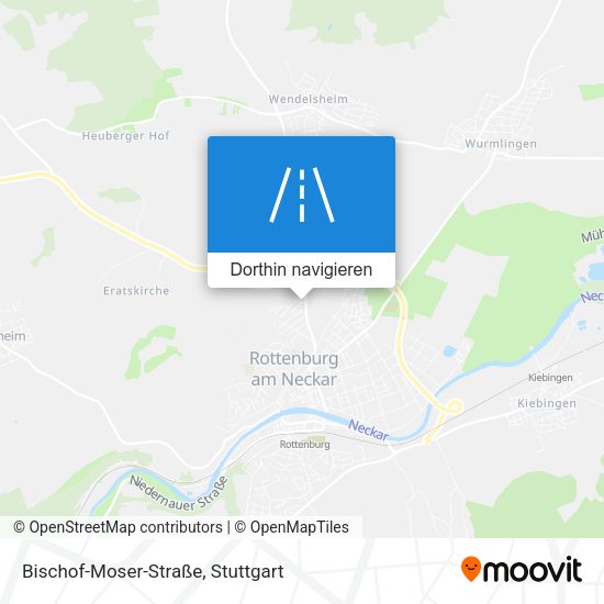 Bischof-Moser-Straße Karte