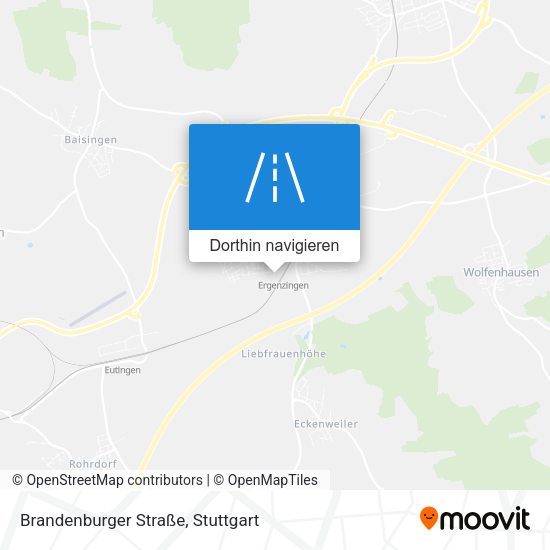 Brandenburger Straße Karte