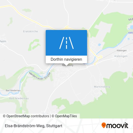Elsa-Brändström-Weg Karte