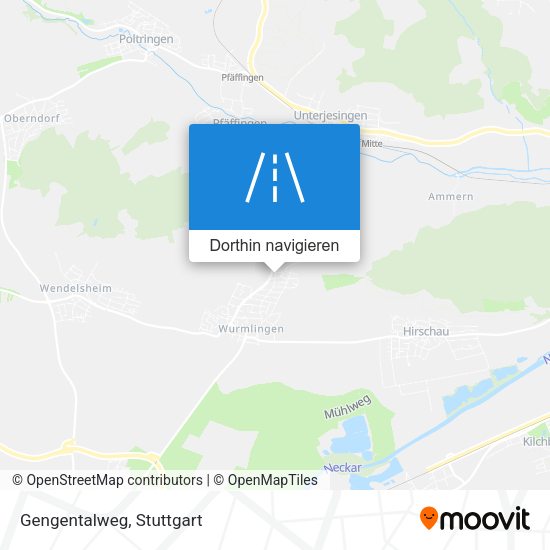 Gengentalweg Karte