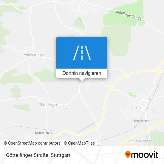 Göttelfinger Straße Karte