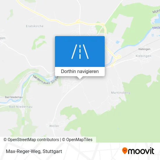 Max-Reger-Weg Karte